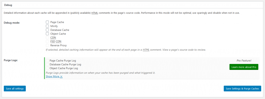 How To Enable W3 Total Cache Debug Tool To Troubleshoot Your ...