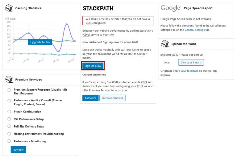 Configuring W3 Total Cache With Stackpath For CDN – Objects | BoldGrid